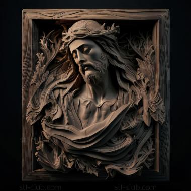 3D model st jesus (STL)